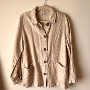 Nicole Miller Linen Blend Shirt